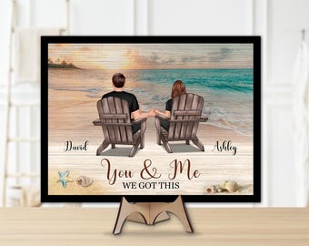 Custom Couple You And Me We Got This sign , Couple Home Decor, Anniversary Gift, Couple Wooden Sign, Gift for Couples, Valentine's Day Sign