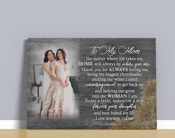 Mother of the Bride Gift from the Bride, Wedding Gift Mom, Mother of the Bride Photo Frame, Mother of the Bride Gift Poem, Gift for Mom