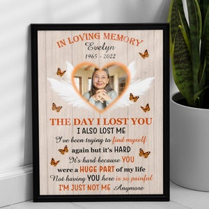 Personalized Memorial In Loving Memory  Canvas, Sympathy Father Rest In Peace Loss of Mother Canvas, Memorial Heaven Canvas