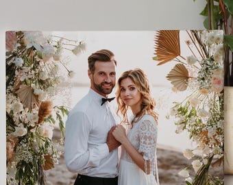 Impressão em tela personalizada com foto – Arte de parede personalizada a partir da sua imagem, perfeita para decoração de casa, presente para pessoas queridas, tela fotográfica personalizada