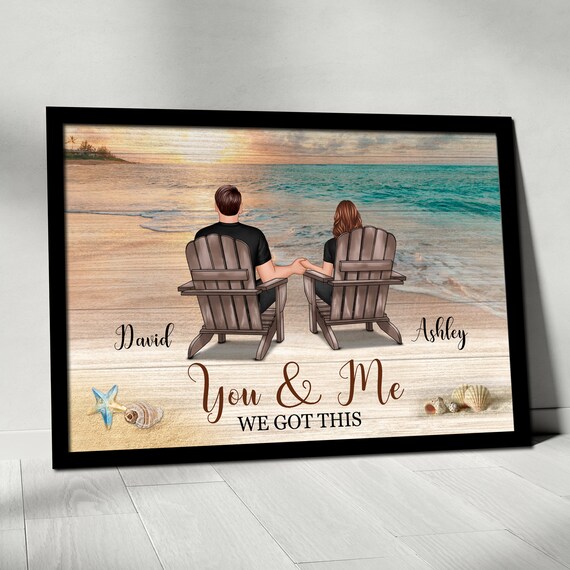 Happy 32nd Anniversary Gift Custom Date For Couple Canvas Wall Art - Oh