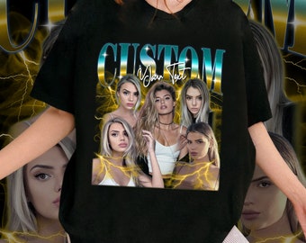 Custom Your Own Bootleg Tee, Retro Custom Bootleg Rap Tee, Custom Bootleg, Custom Your Photo, Insert Your Design, Vintage Graphic 90s Tshirt