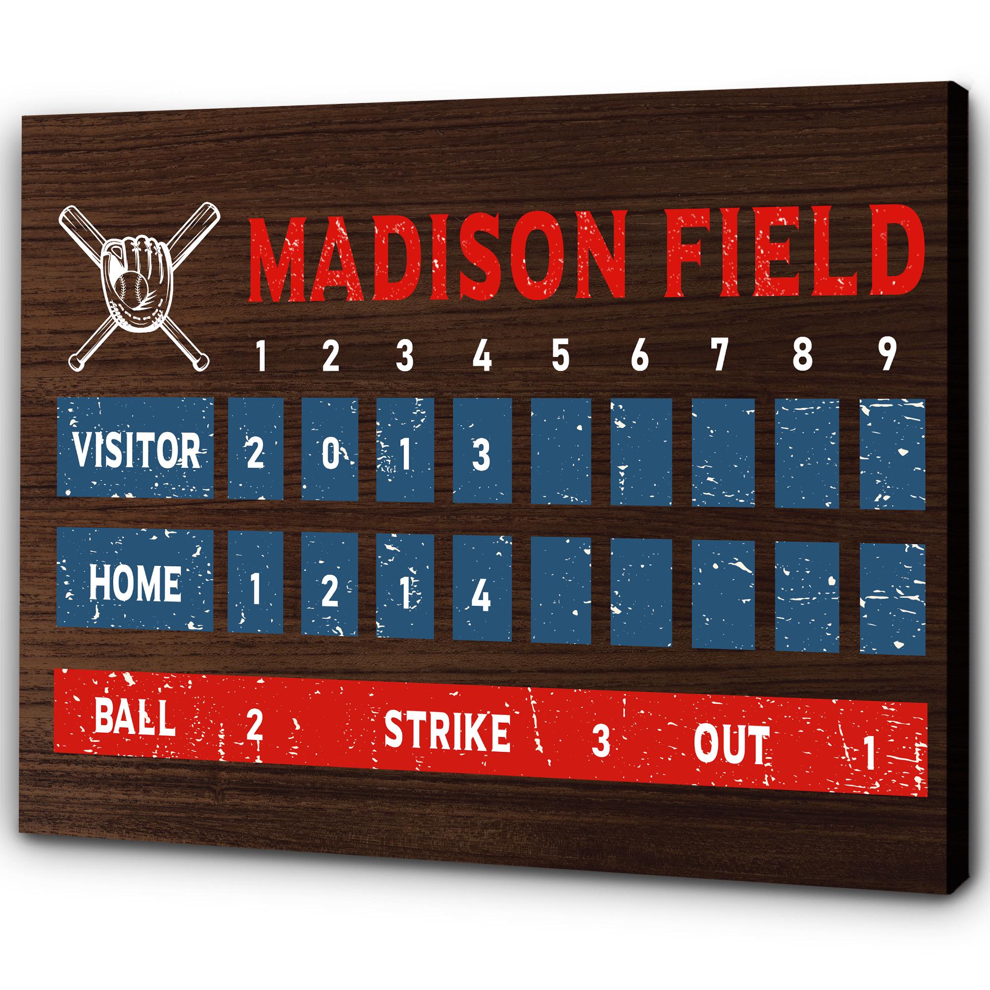 Large Vintage Scoreboard - Etsy