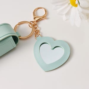 Engraved Lipstick Keychain, Custom PU Leather Lip Balm Holder with Mirror, Thank You Gifts, Teacher Gift, Bridemaid gift image 9