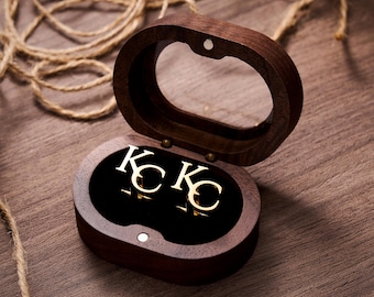 Unique Groomsmen Gifts, Personalized Cufflinks, Custom Initial Cufflinks for Men, Groom Gift, Best Man Accessories, Wedding Party Favor