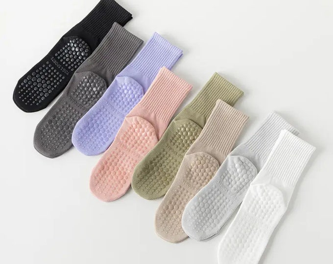 Love Pilates so Matcha Grip Non Slip Sock for Pilates, Yoga, Barre or