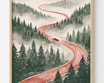 Rennstrecke Poster DIGITAL DOWNLOAD, Spa Ardennen Motorsport Wandkunst, Racing Print Vintage, Kunstdruck Creme, Sofort Download