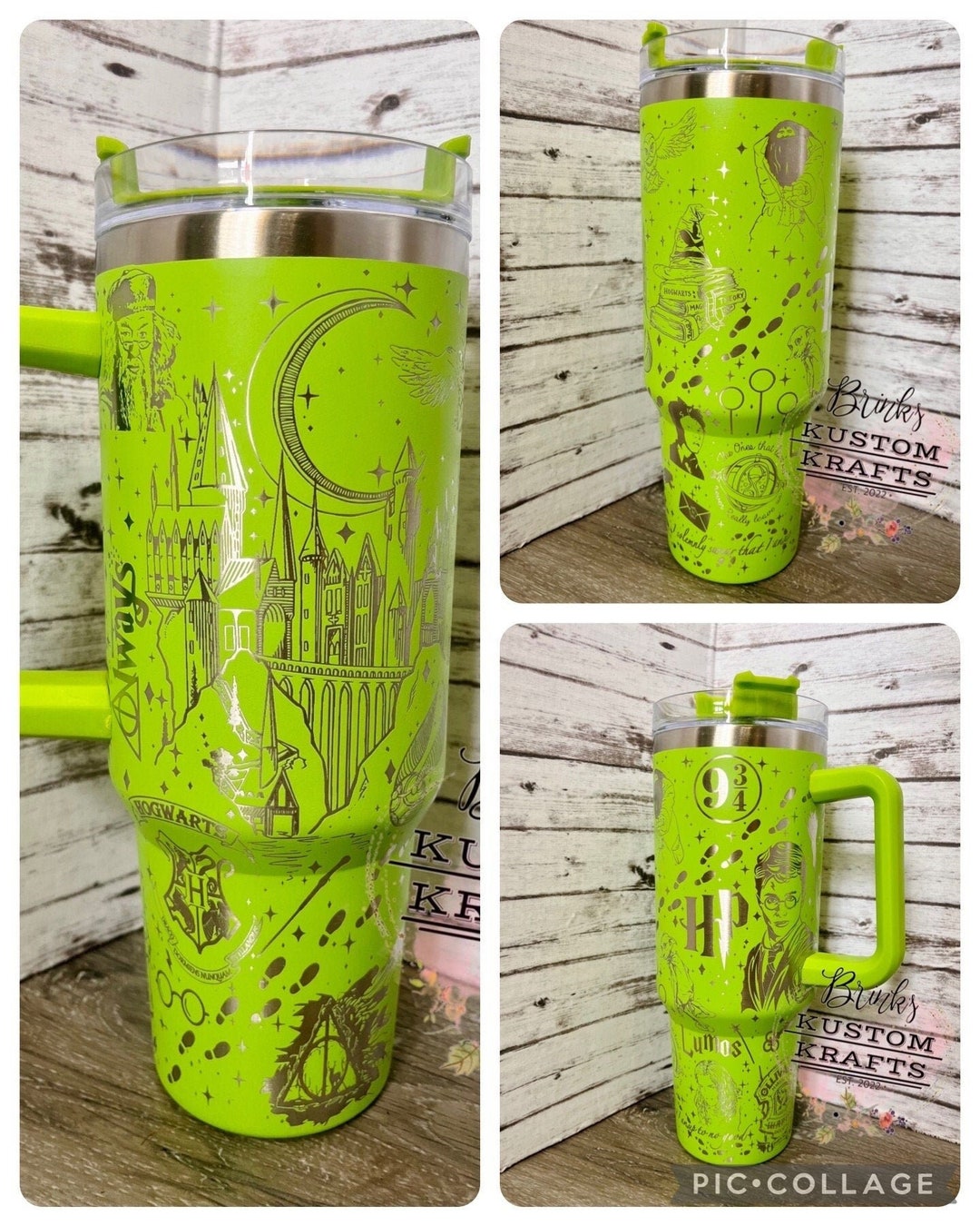 40 Oz Engraved Wizard Tumbler Etsy