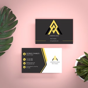 Minimalist Business Card Template, Business Card, Printable Card, Editable Business Card, Business Card Template, Printable Business card