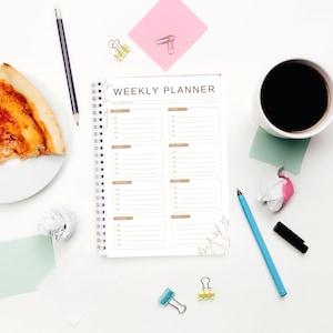 Wochenplaner, Wochenplaner, Tagesplaner, Wochenplaner, Wochenplaner, To-Do-Liste zum Ausdrucken, bunte, wöchentliche Vorlage