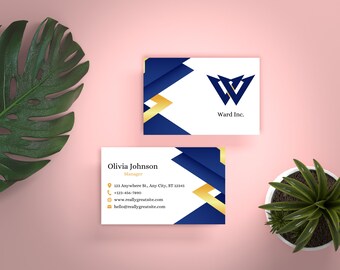 Business Card Template, Editable Business Card, Minimalist Business Cards, Printable Business Card, Modern Business Card, Boho Business Card