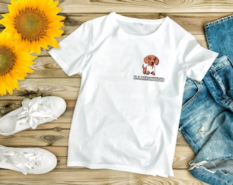 Adorable Dachshund T-Shirt , Dachshund Tee , Dachshund , Cute Dog Shirt , Soft Unisex Tee