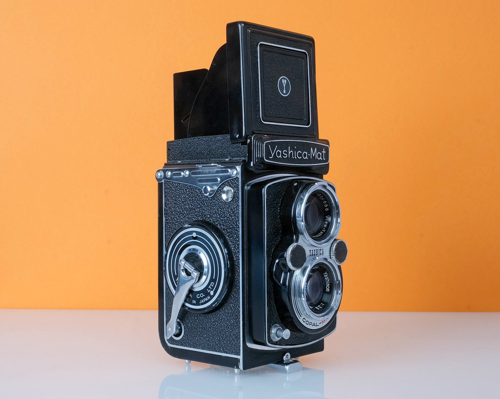 Yashica Mat TLR Medium Format Camera With Case and Light Meter Etsy