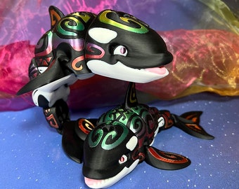 Orca tatuata, Orca, Oceano, Articolata
