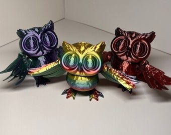 3D Printed Owls