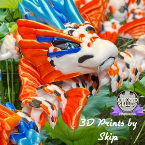 3D printed Dragon Koi, Japanese