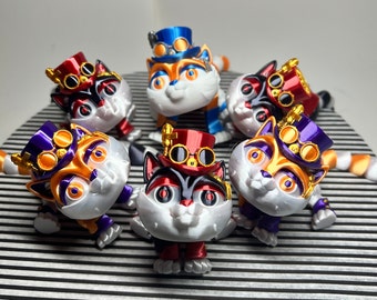 Steampunk Cat, Kitten, Flexi