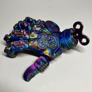 Steampunk Hand, 3D printed, Articulating