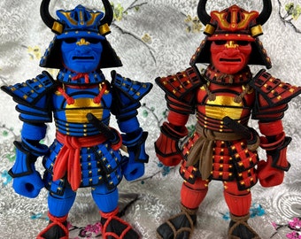 Samurai, Giapponese, Spada, Armatura, Articolata