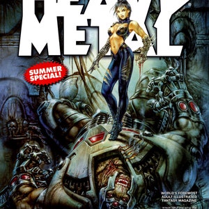 Heavy Metal Magazine, Fiction, Fantasy, Horror, Underground Digital Magazine Collection Bild 10