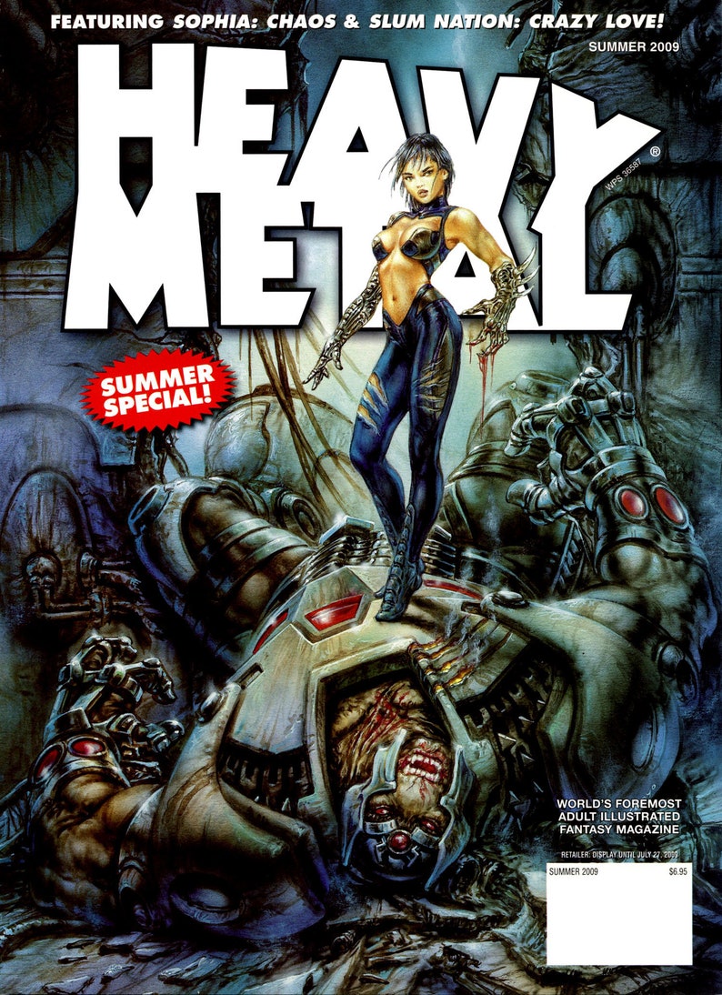 Heavy Metal Magazine, Fiction, Fantasy, Horror, Underground Digital Magazine Collection Bild 10