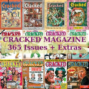 Cracked Magazine, Humor Magazine, Digital Downloadable Magazine