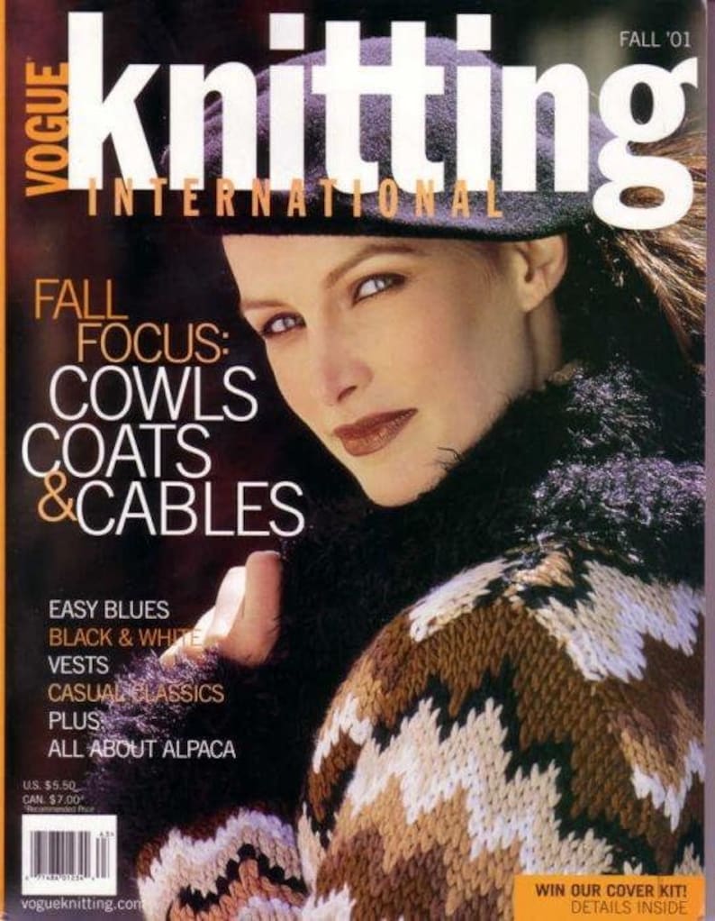 Knitting Magazine Vogue Collection, digitale Strickmuster, Designs und Techniken Bild 5