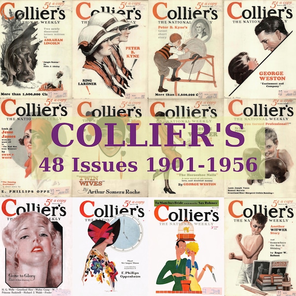 Collier's Magazine, Rare Vintage Magazine, American Culture