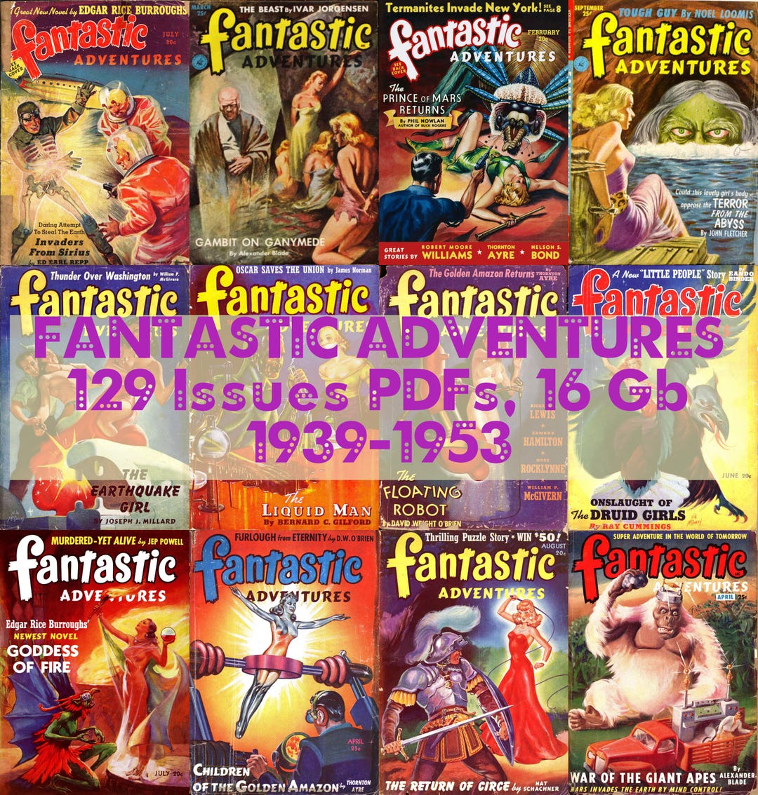 珍品　パルプ雑誌　FANTASTIC NOVELS 1949年　SF pulp 珍品 パルプ雑誌 FANTASTIC NOVELS 1949年 SF pulp Set of 2
