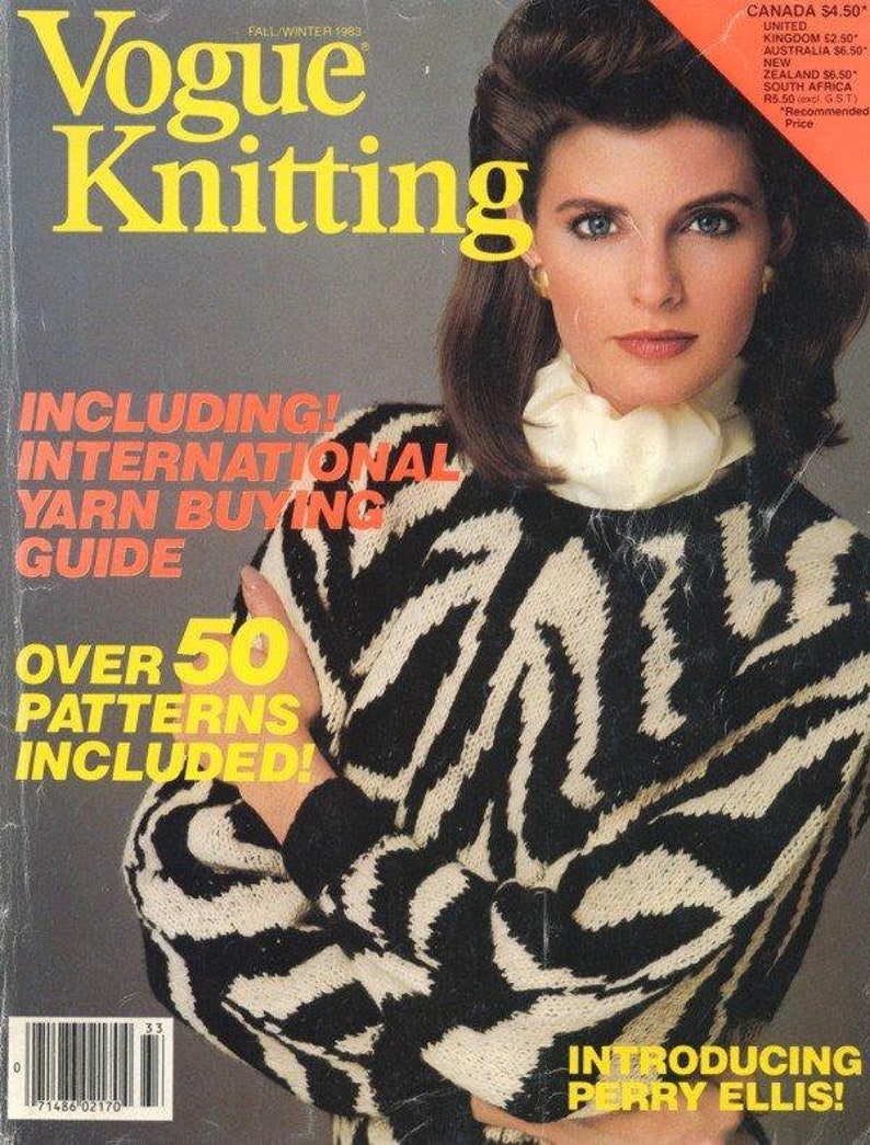 Knitting Magazine Vogue Collection, digitale Strickmuster, Designs und Techniken Bild 10