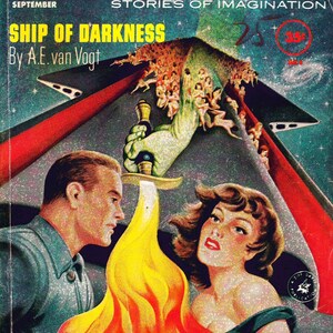 Fantastisches Magazin, Vintage Pulp Science Fiction, Fantasy, komplette Sammlung, digital herunterladbares Magazin Bild 8