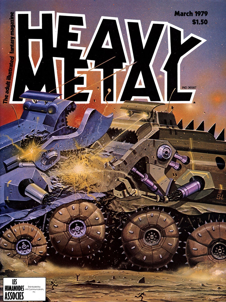 Heavy Metal Magazine, Fiction, Fantasy, Horror, Underground Digital Magazine Collection Bild 6