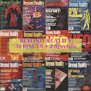 Beyond Reality Magazine, Paranormal, Psychic, UFO Magazine, PDF Collection