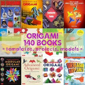 Origami Books, Plans, Designs, Templates, Ornaments, 140 Paper Folding Books
