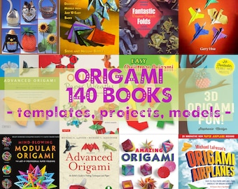Origami Books, Plans, Designs, Templates, Ornaments, 140 Paper Folding Books