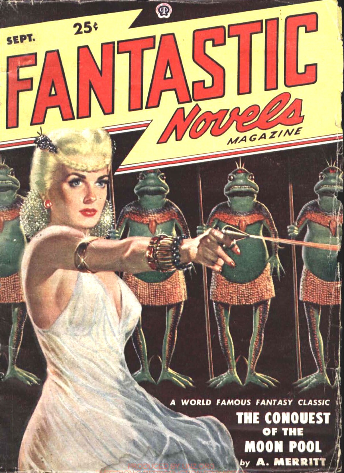 珍品　パルプ雑誌　FANTASTIC NOVELS 1949年　SF pulp Fantastic Novels Magazine, Science Fiction, Fantasy, Digital
