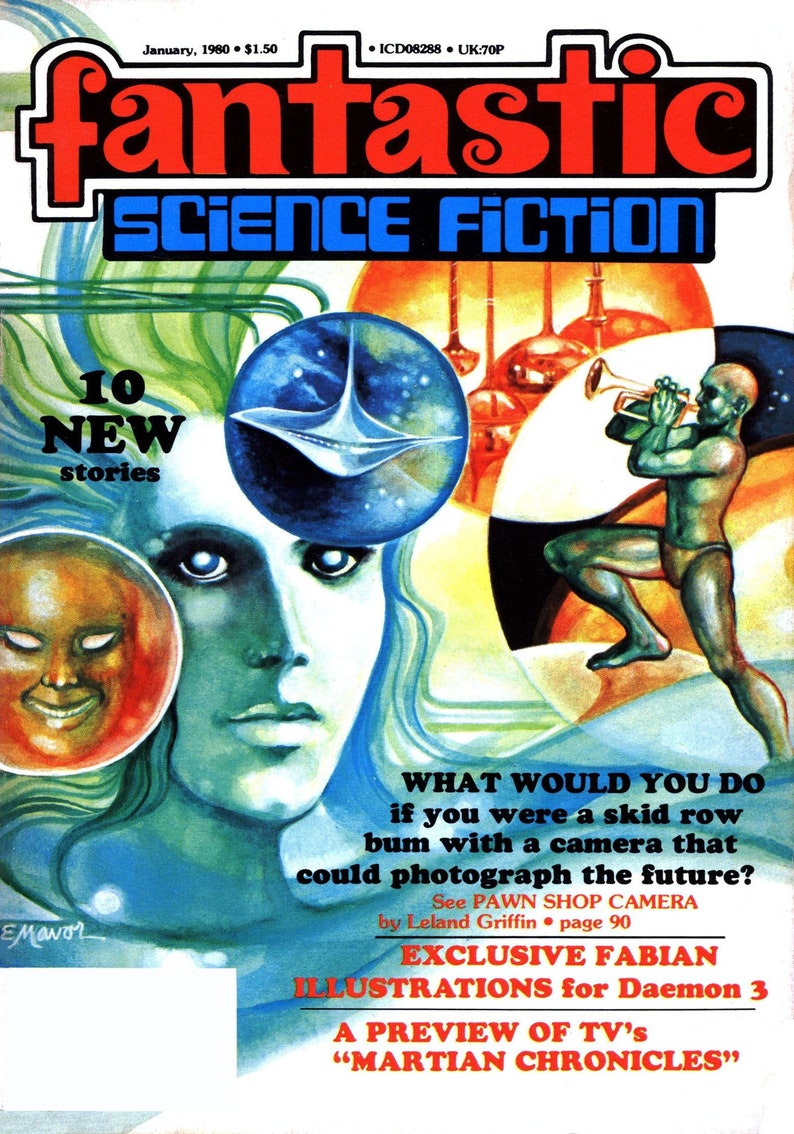 Fantastisches Magazin, Vintage Pulp Science Fiction, Fantasy, komplette Sammlung, digital herunterladbares Magazin Bild 10