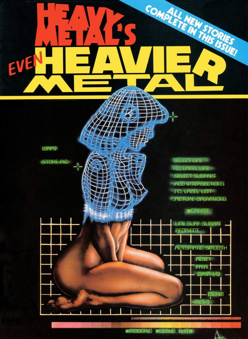 Heavy Metal Magazine, Fiction, Fantasy, Horror, Underground Digital Magazine Collection Bild 3