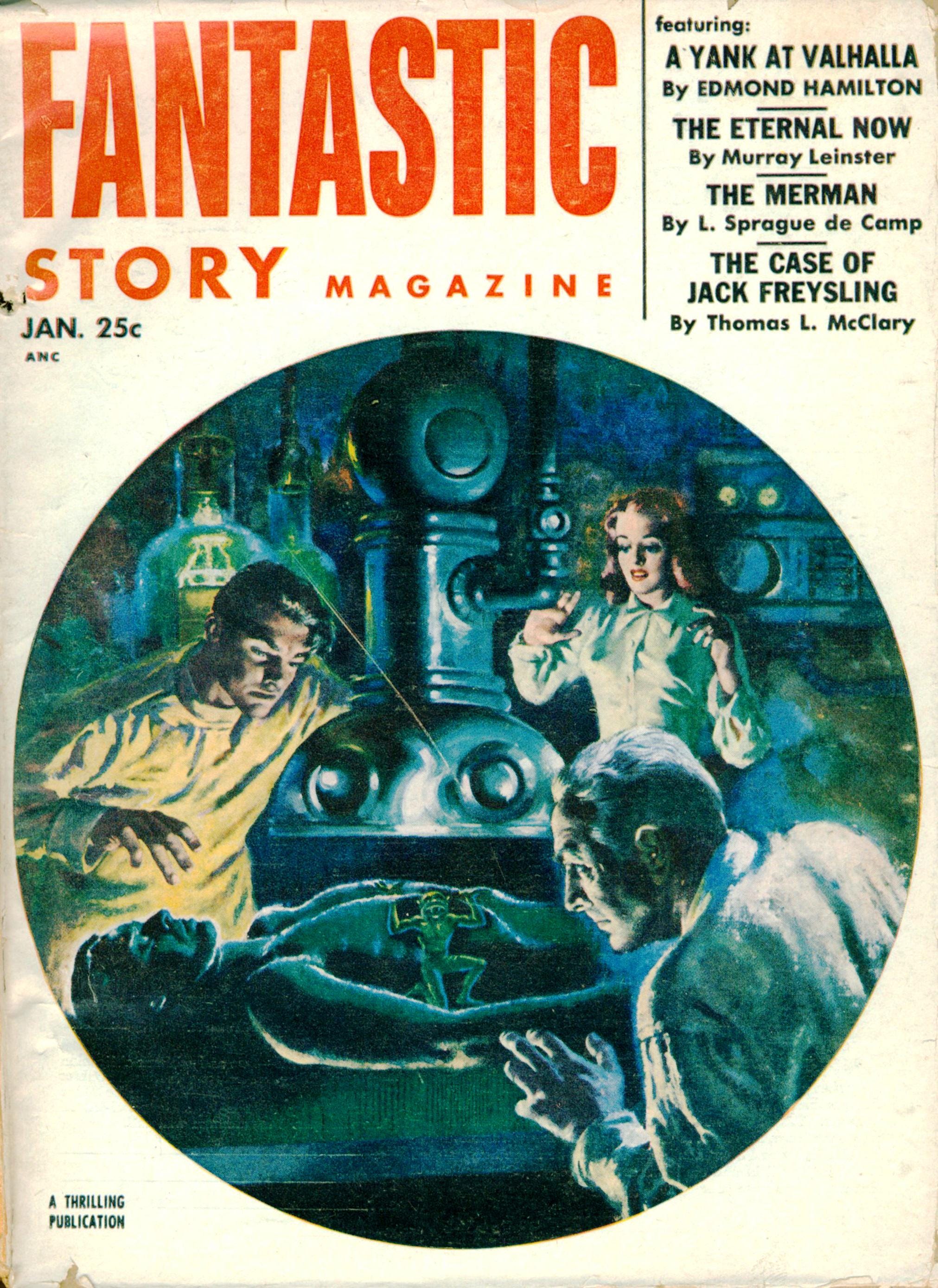 Fantastic Story Magazine, Vintage Pulp Science Fiction