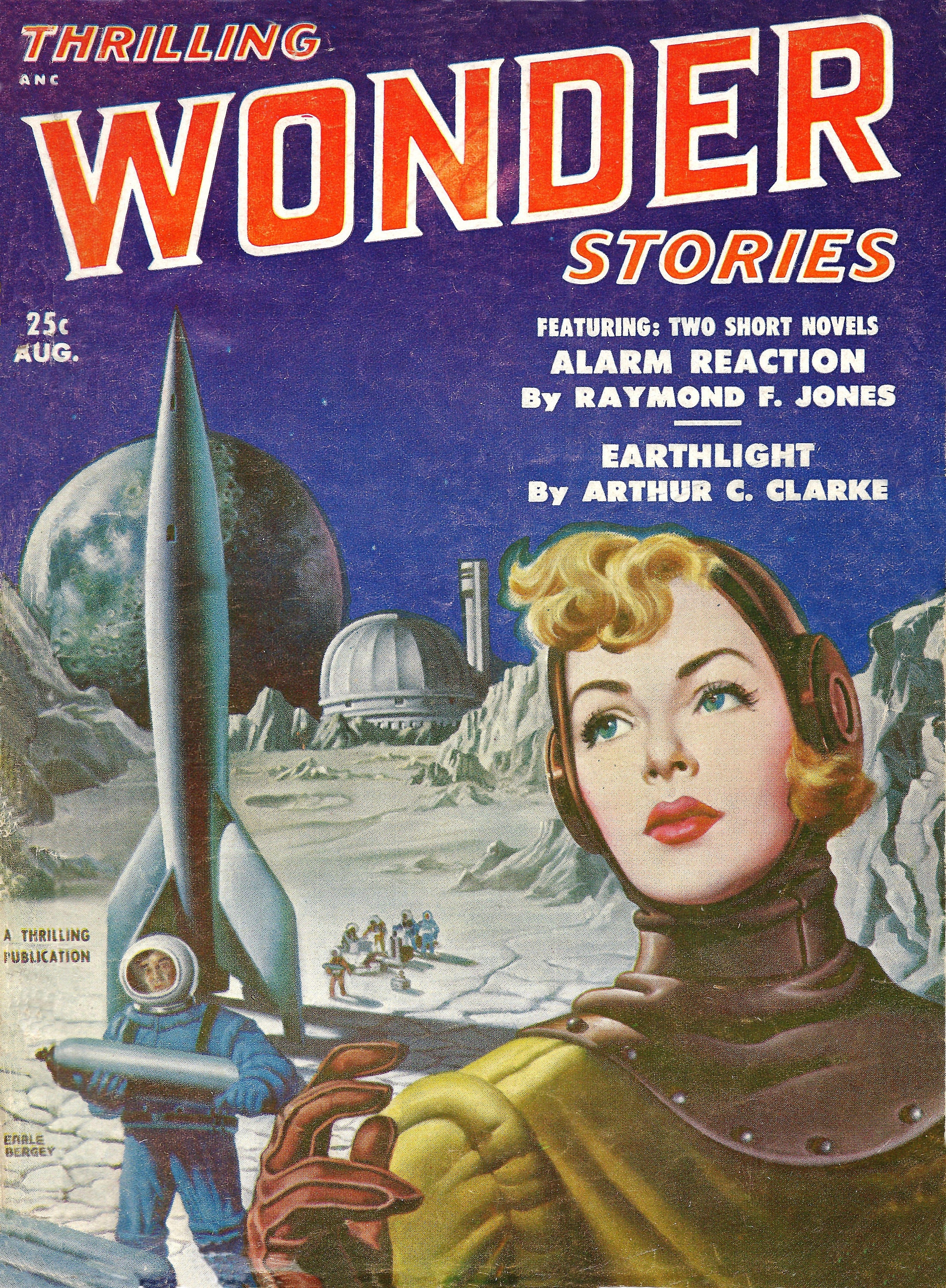 珍品 パルプ雑誌 WONDER STORIES 1952年　SF Wonder Stories
