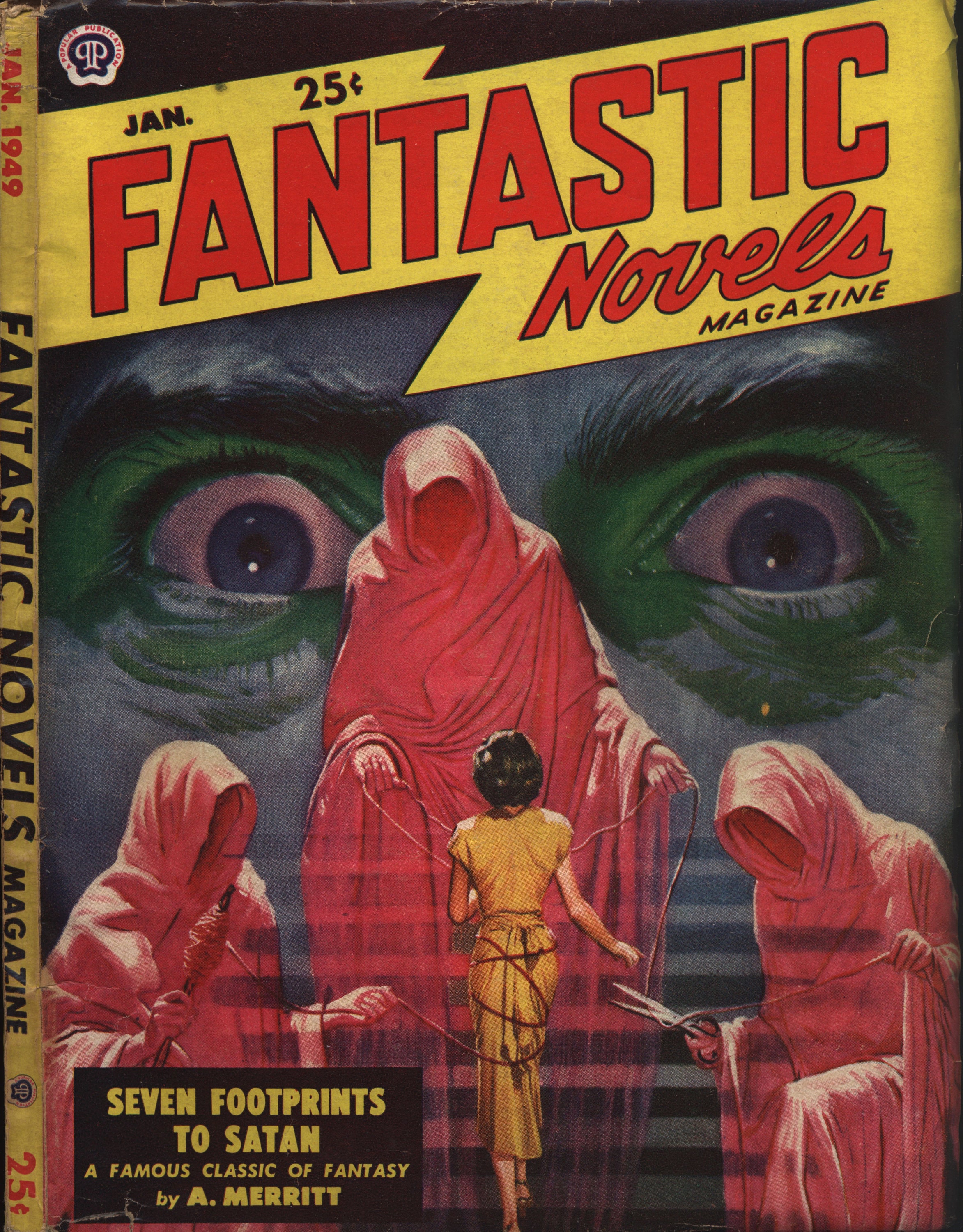 珍品　パルプ雑誌　FANTASTIC NOVELS 1949年　SF pulp PULP: Amazing Stories Pulp February 1949- Insane Planet