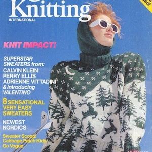 Knitting Magazine Vogue Collection, digitale Strickmuster, Designs und Techniken Bild 9