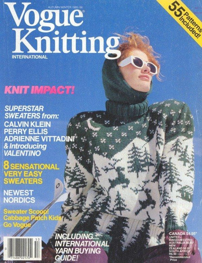 Knitting Magazine Vogue Collection, digitale Strickmuster, Designs und Techniken Bild 9