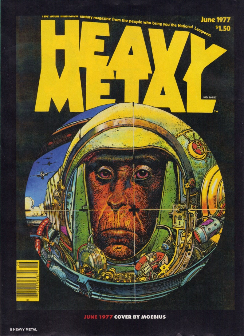 Heavy Metal Magazine, Fiction, Fantasy, Horror, Underground Digital Magazine Collection Bild 7