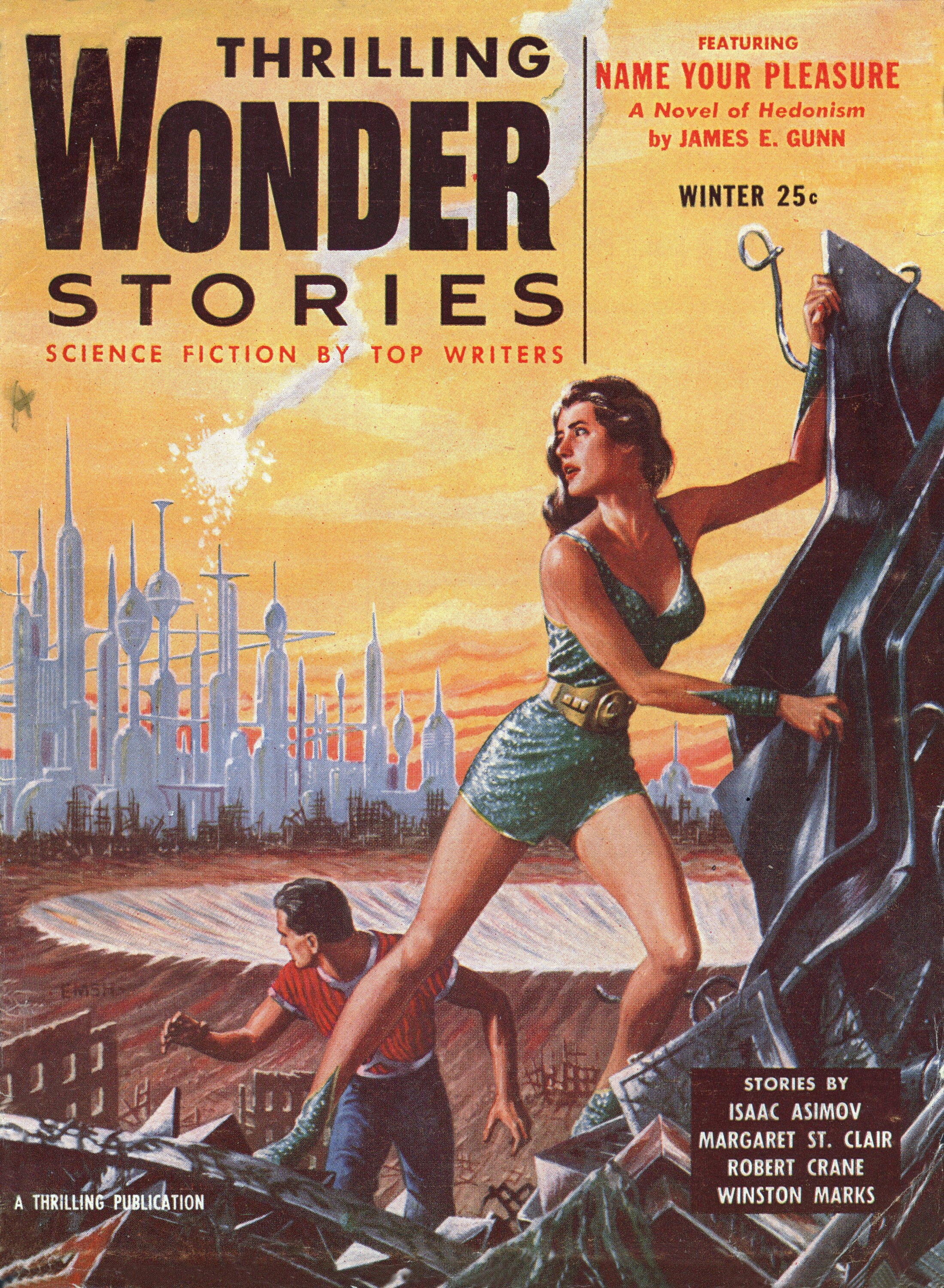 Thrilling Wonder Stories Magazine, Vintage Pulp Magazine
