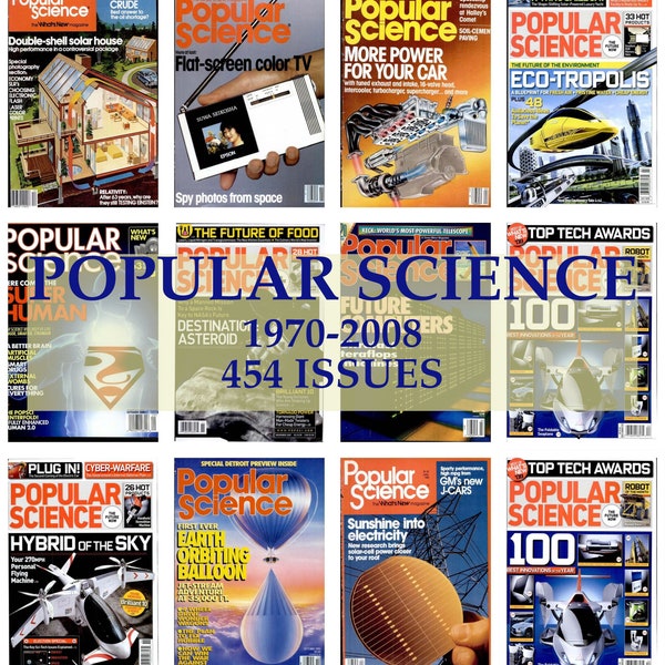 Popular Science Magazine, Digital Magazine Downloadable Collection