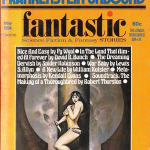 Fantastisches Magazin, Vintage Pulp Science Fiction, Fantasy, komplette Sammlung, digital herunterladbares Magazin Bild 5