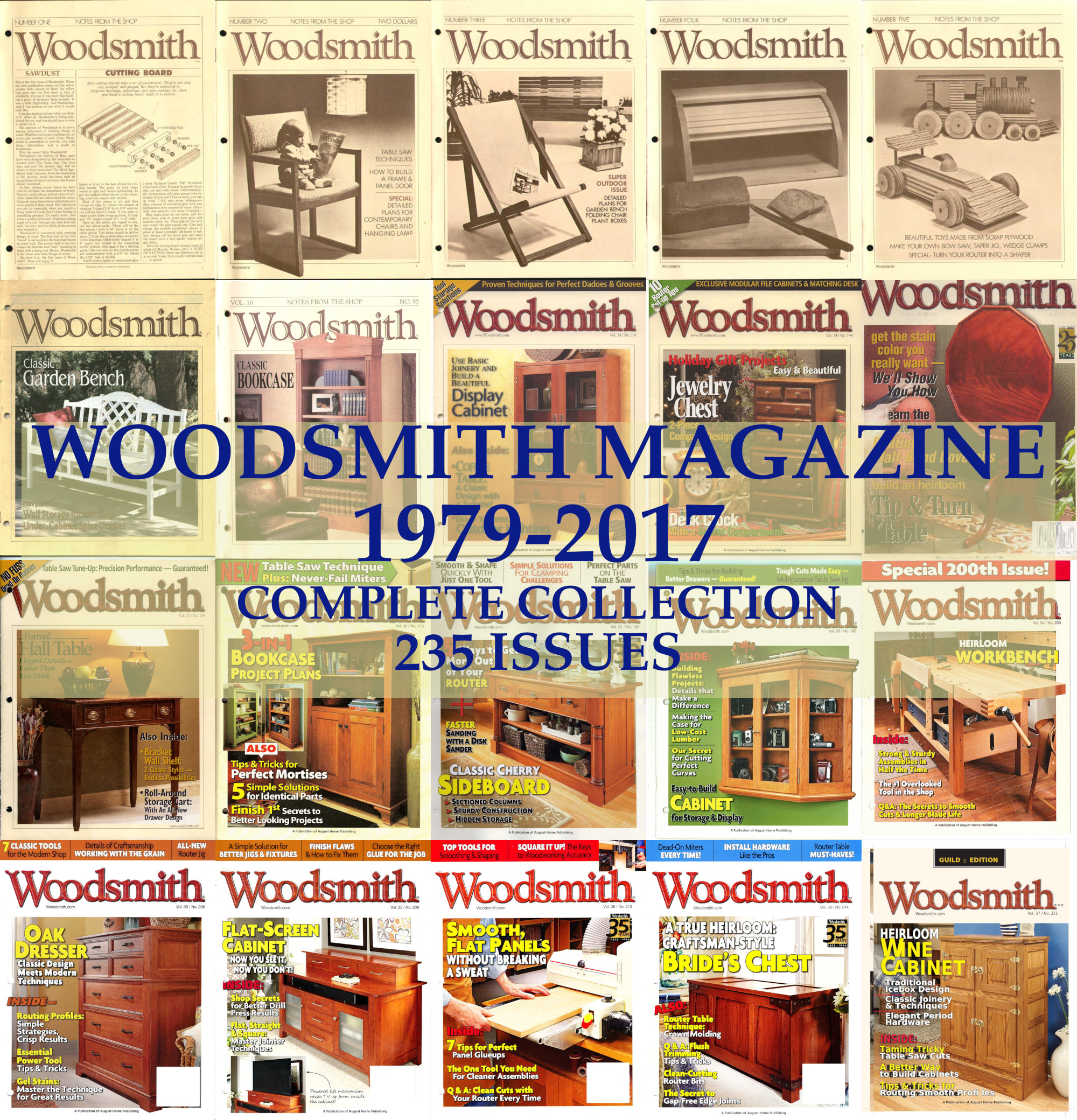 Wood Magazine - Woodworking Project Paper Plan to Build Open House Doll  House