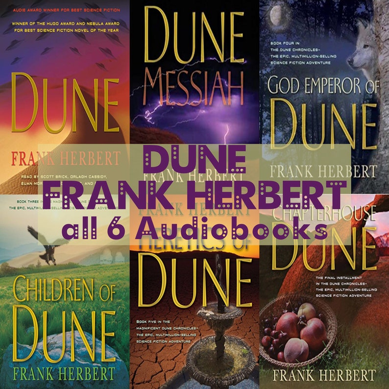 Audiobooks Dune by Frank Herbert, Science Fiction Audiobooks Collection