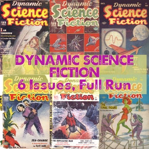 Dynamic Science Fiction Magazine 1950s Complete Collection